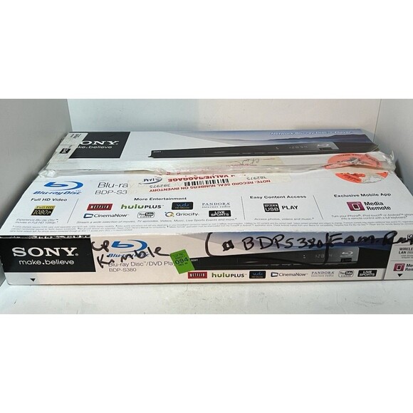 Sony Blu-Ray Player BDP-S380 With Remote New - Picture 1 of 7